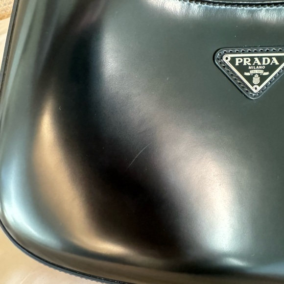 Prada Cleo Brushed Leather Shoulder Bag Excellent Condition - Picture 13 of 13